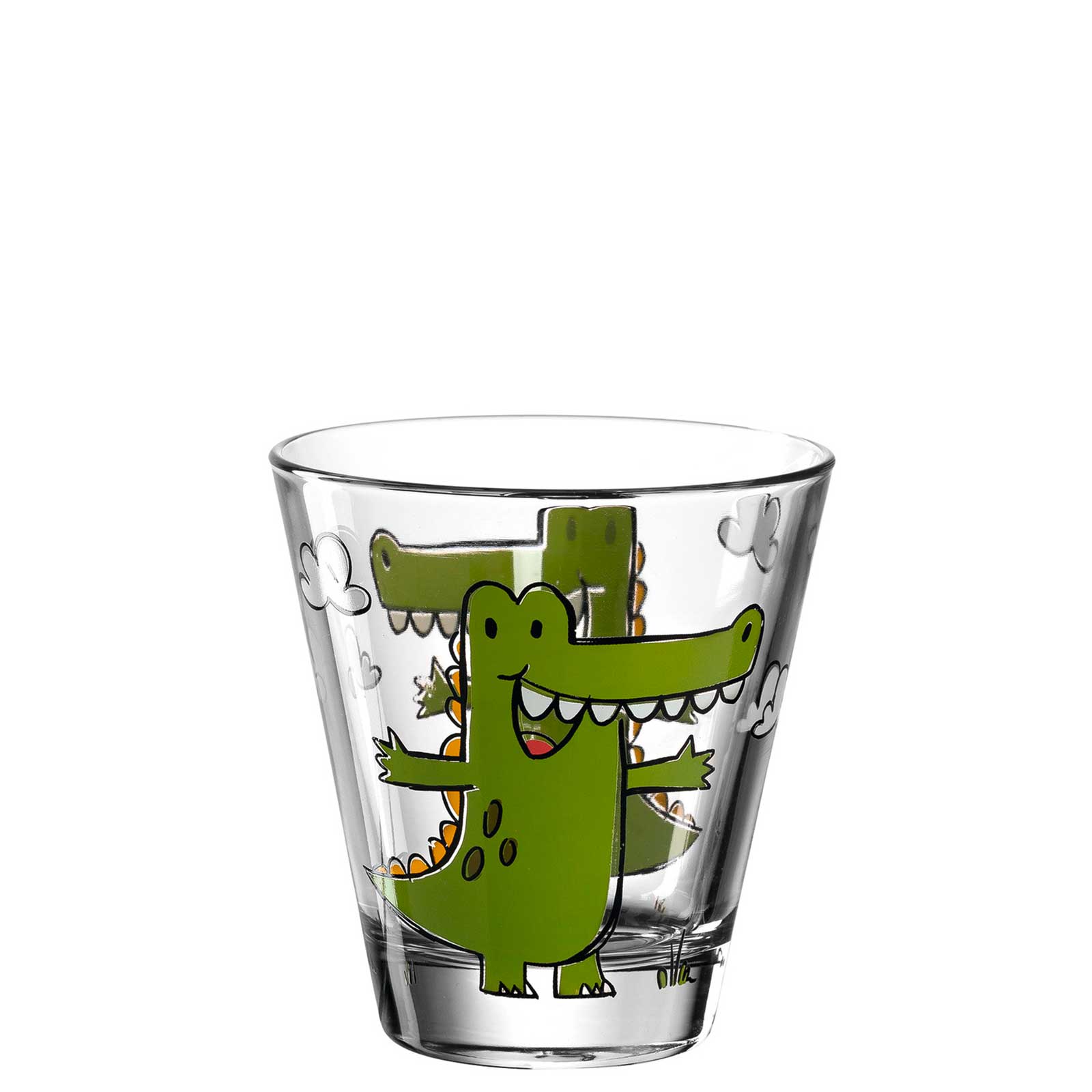 Leonardo BAMBINI Kinderbecher Krokodil 215ml 6er Set
