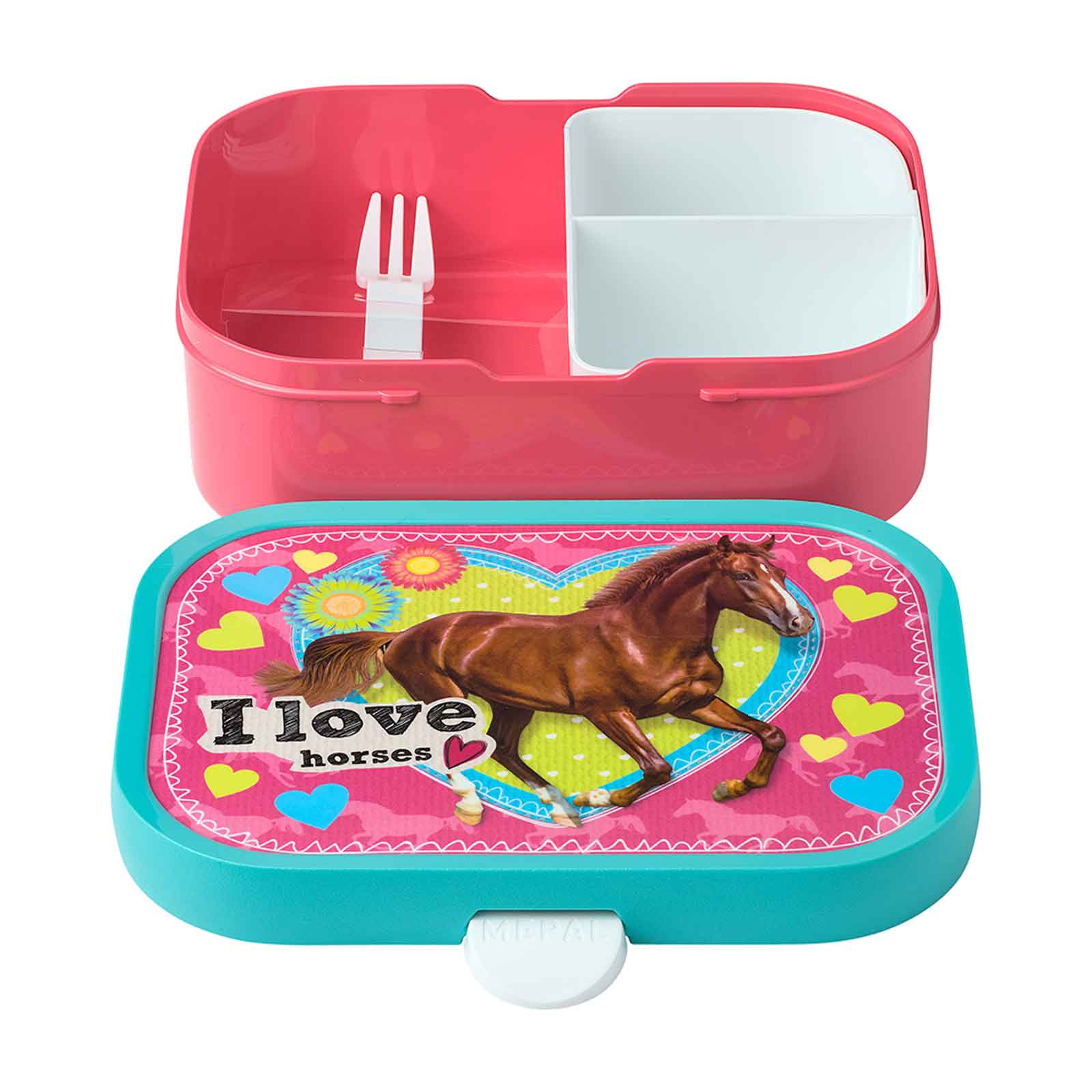 Mepal CAMPUS Brotdose mit Gabel My Horse - A 