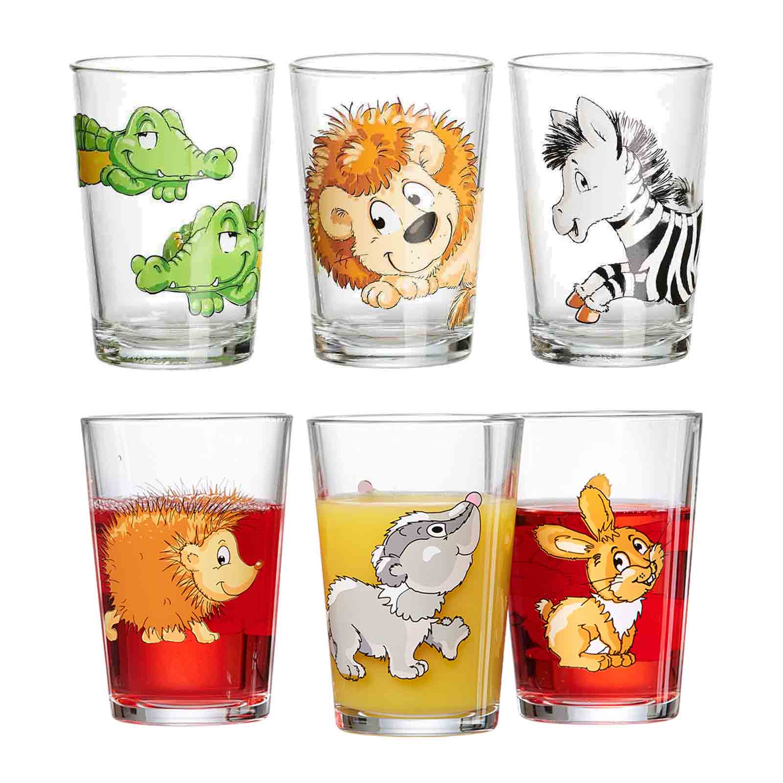 Ritzenhoff & Breker Kinderbecher 6er Set Happy Zoo & Waldtiere