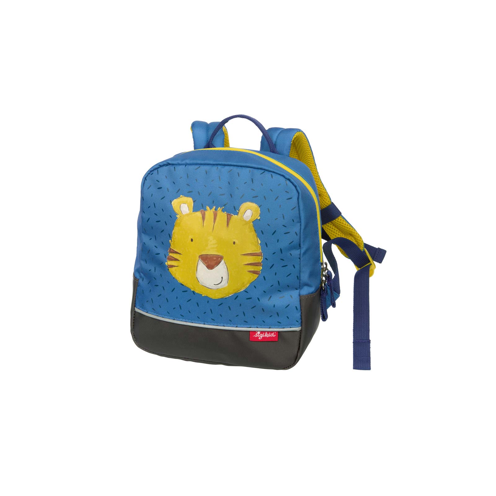 Sigikid Kinderset Minirucksack & Lunchbox Tiger blau - A 