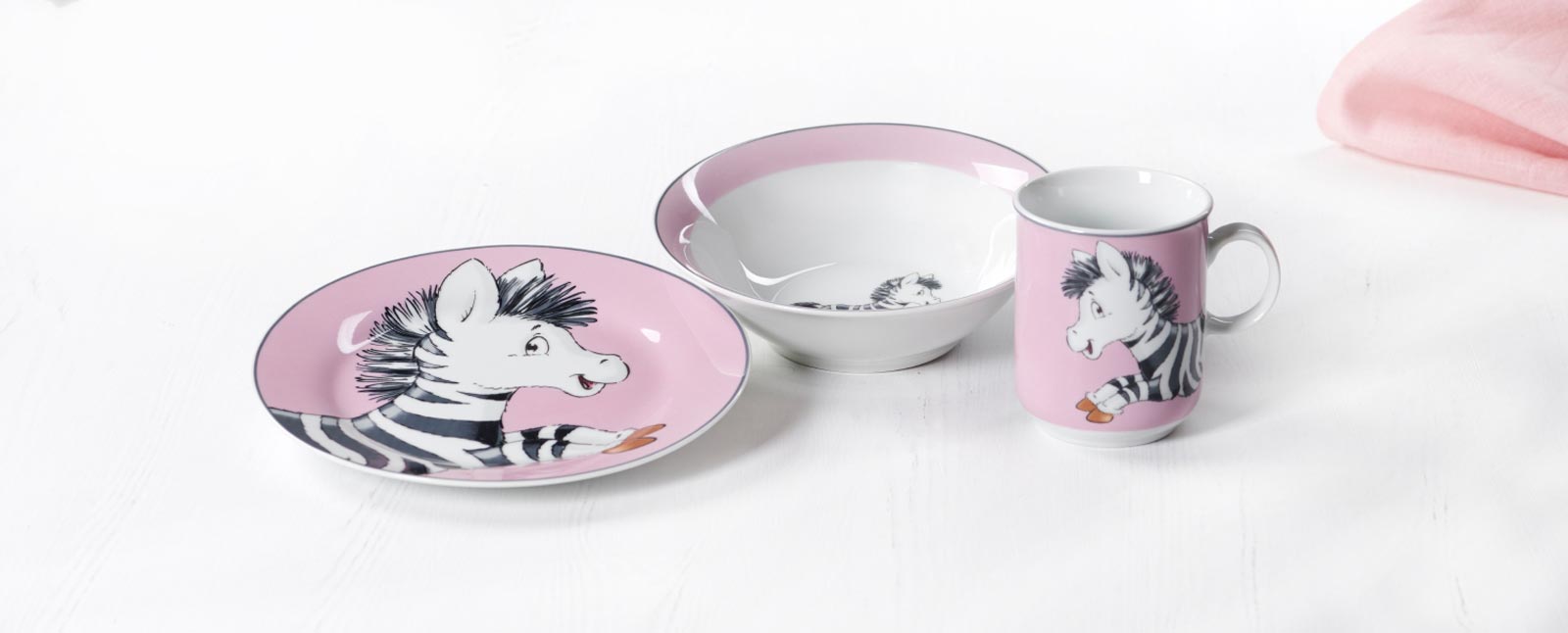 Ritzenhoff & Breker HAPPY ZOO Kinderset Zebra 8-teilig