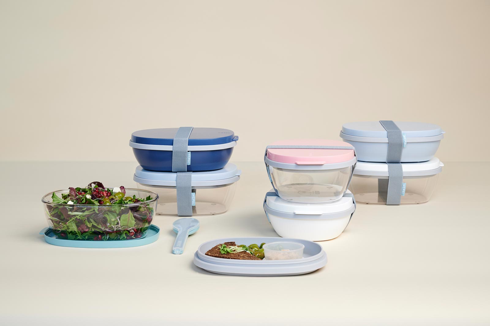Mepal ELLIPSE Lunchbox Duo Nordic Blue New - A 