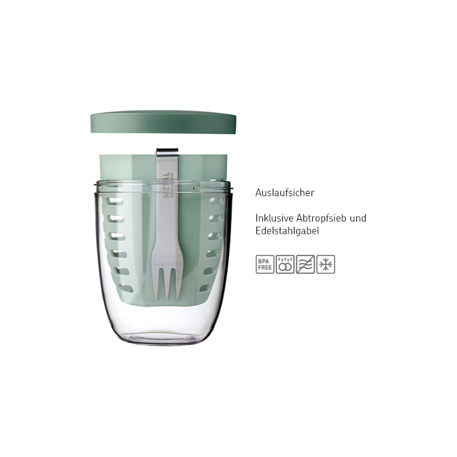 Mepal ELLIPSE Fruitpot Vivid Mauve 600 ml