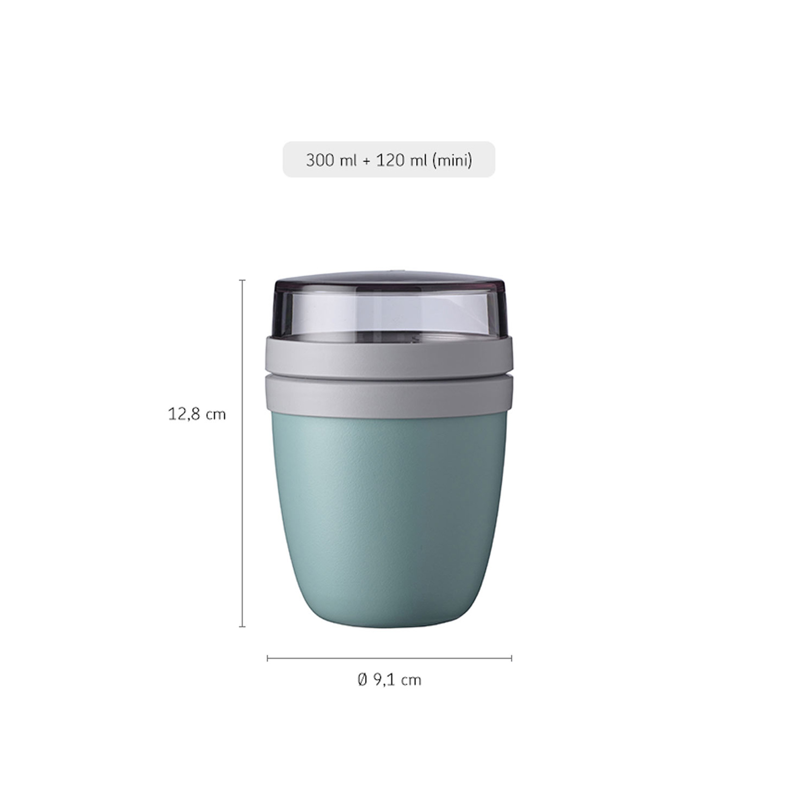 Mepal ELLIPSE Lunchpot Mini weiß - A 