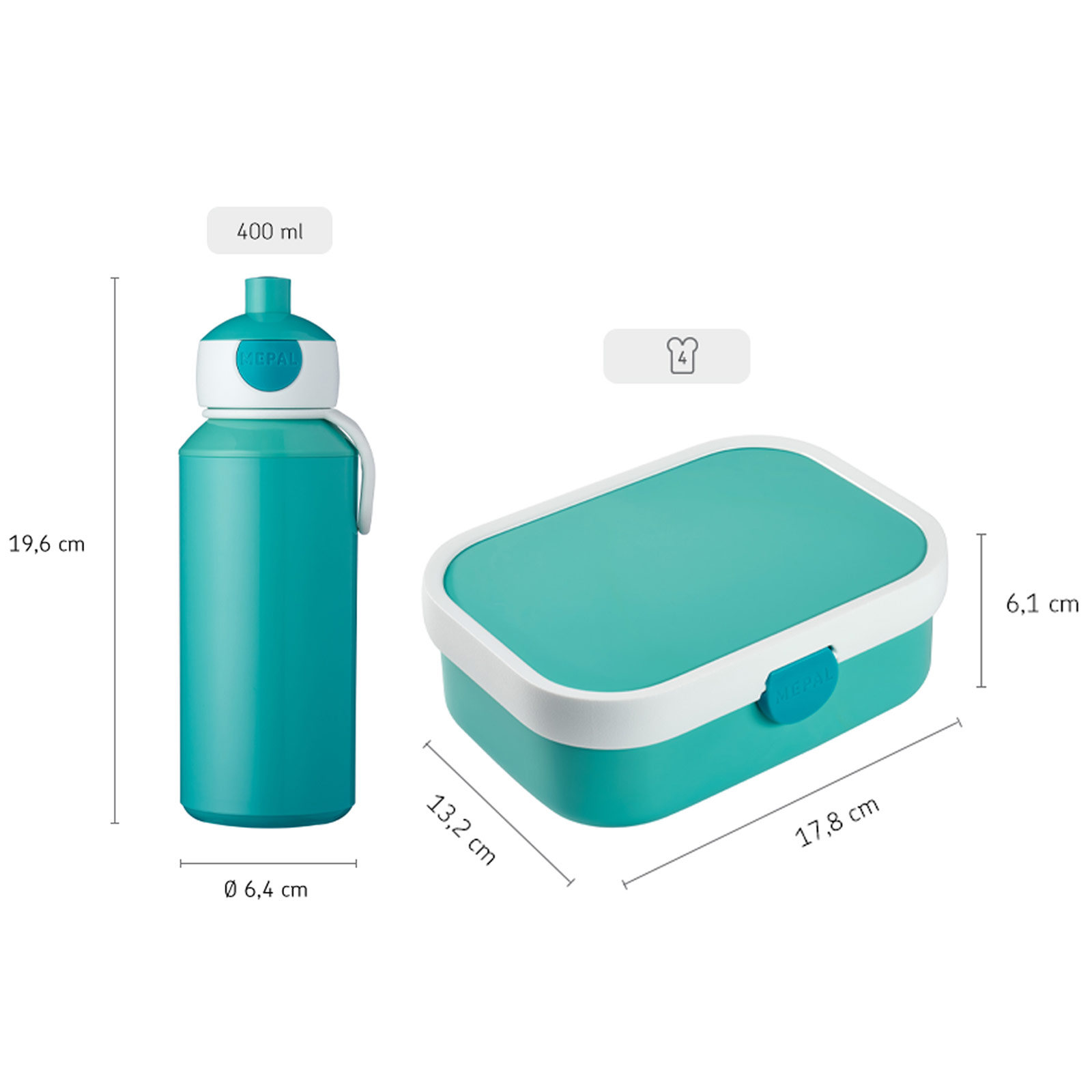 Mepal CAMPUS Lunchset Stitch 2-teilig