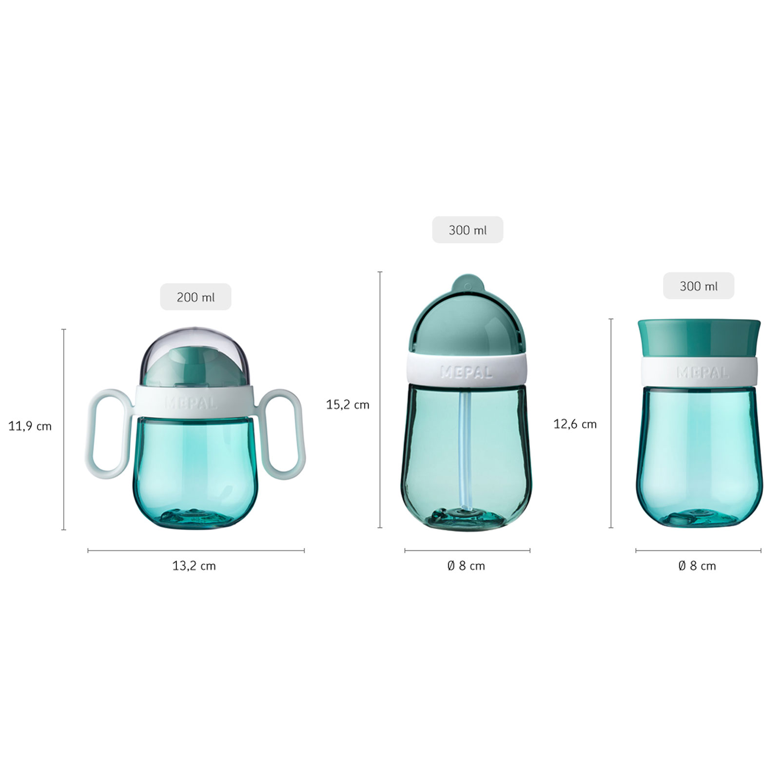 Mepal MIO Trinklernbecher Set 3-teilig Sailors Bay
