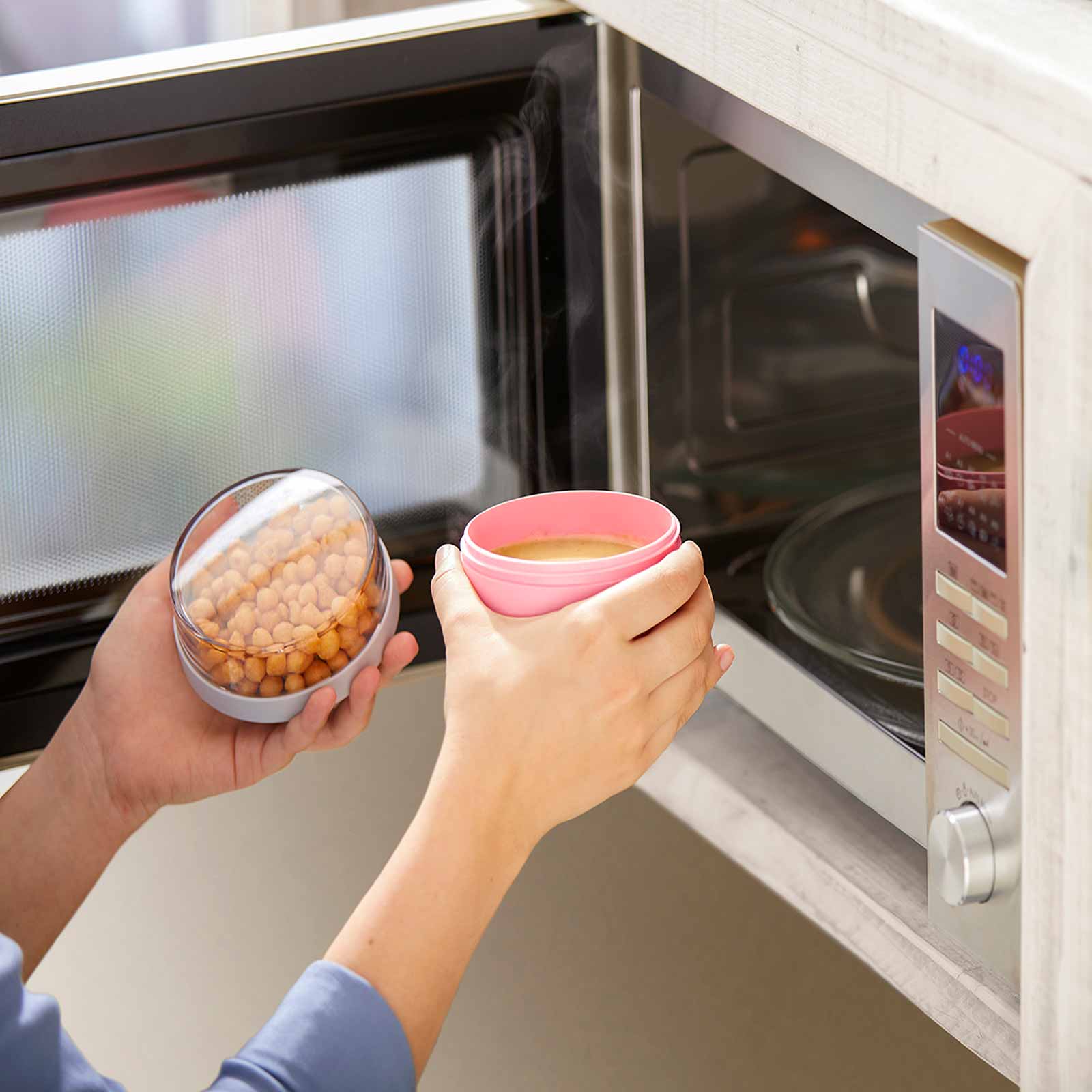 Mepal ELLIPSE Lunchpot Switch mit Snack-Deckel Weiß - A 