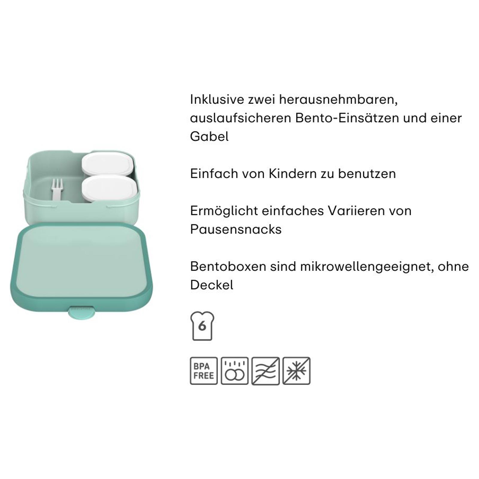 Mepal CAMPUS Brotdose groß mit Gabel Cool Pink (2025)