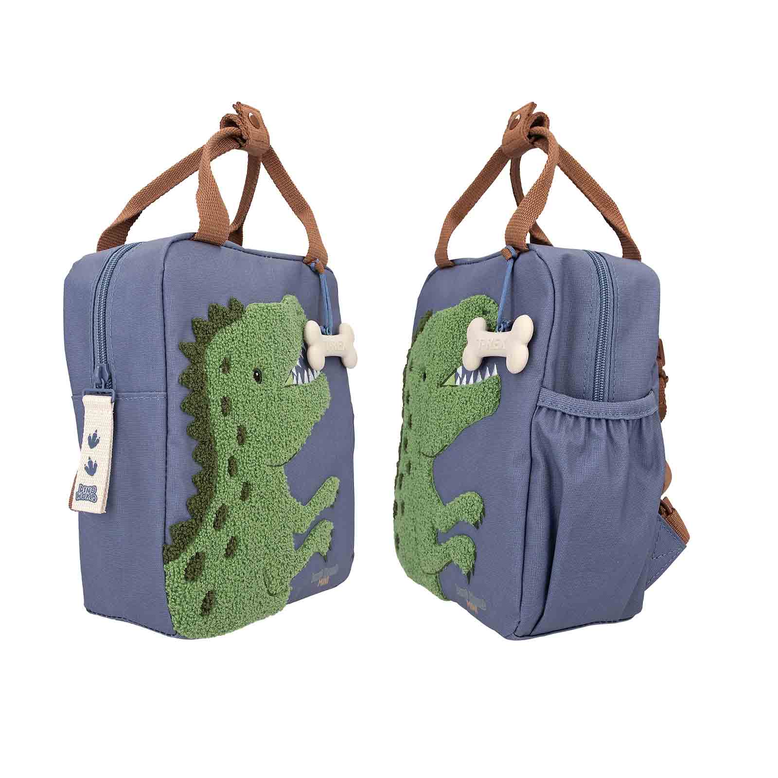 Dino World Rucksack Dino Mini 23 x 20 cm blau