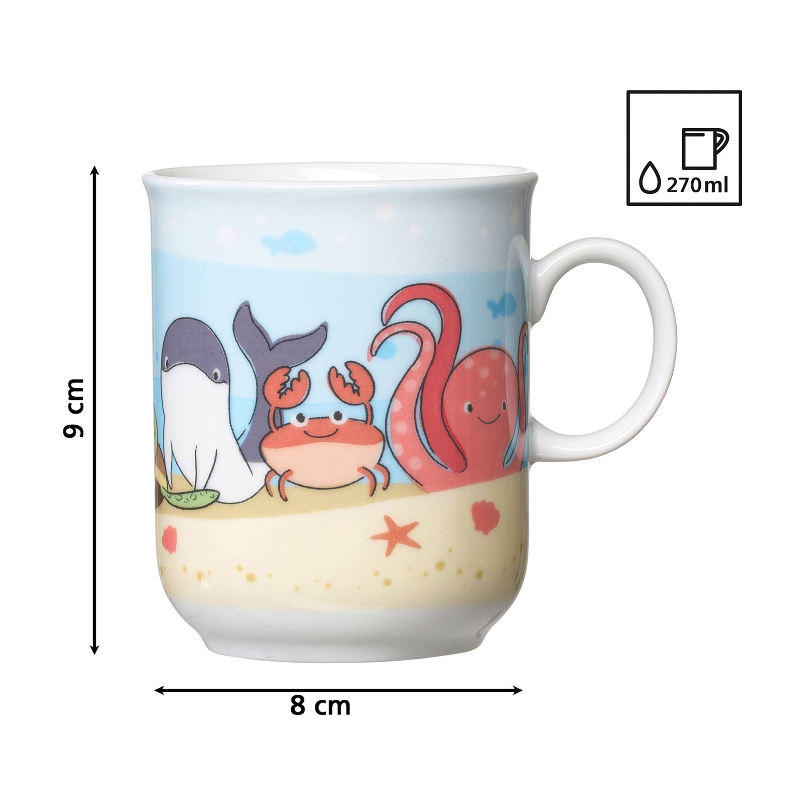 Ritzenhoff & Breker UNTERWASSERWELT Kindergeschirr Set 3-teilig
