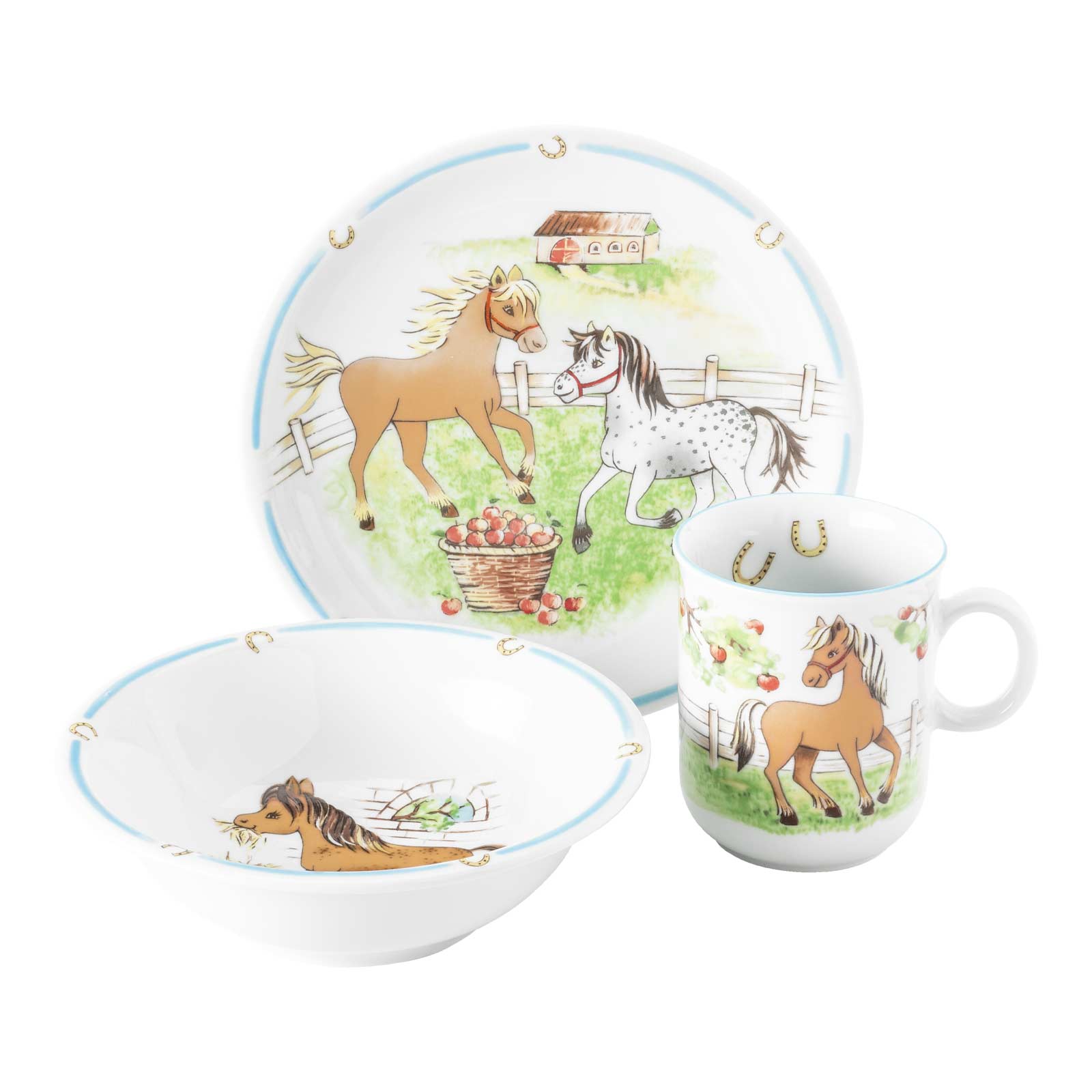 Seltmann Weiden Compact Kindergeschirr Set 3-teilig - Mein Pony