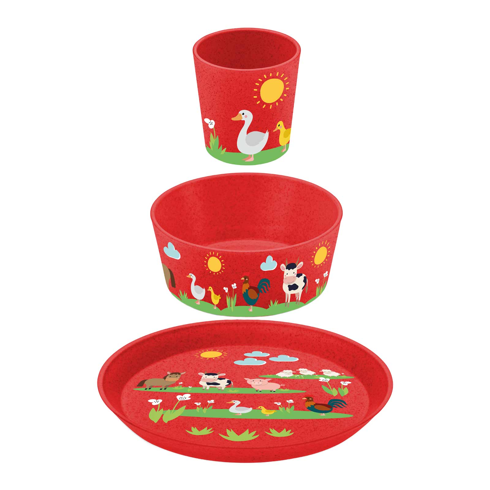 Koziol Kindergeschirrset 3-teilig Farm - A 