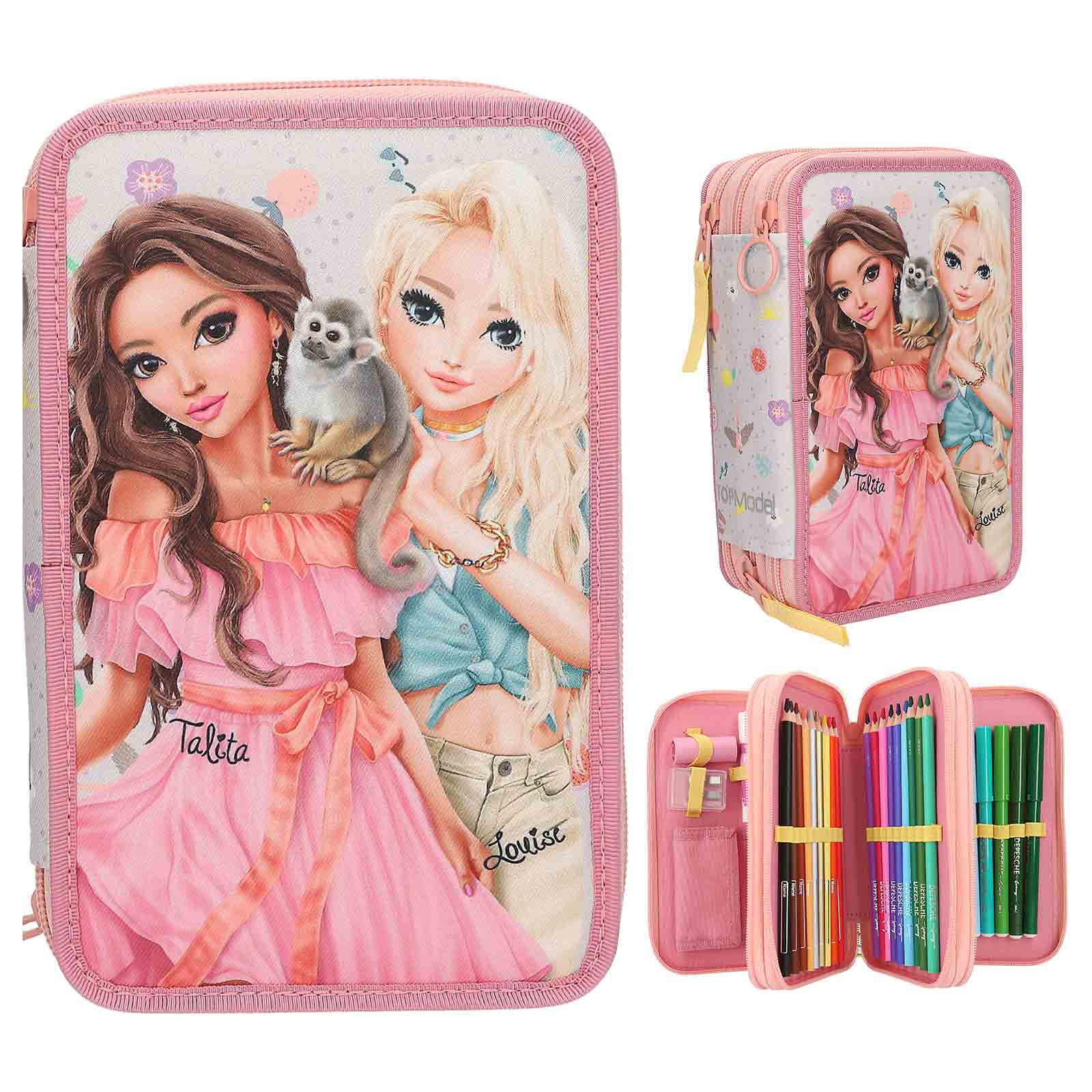 TOPModel 3-Fach Federtasche JUICY inkl. Stifte