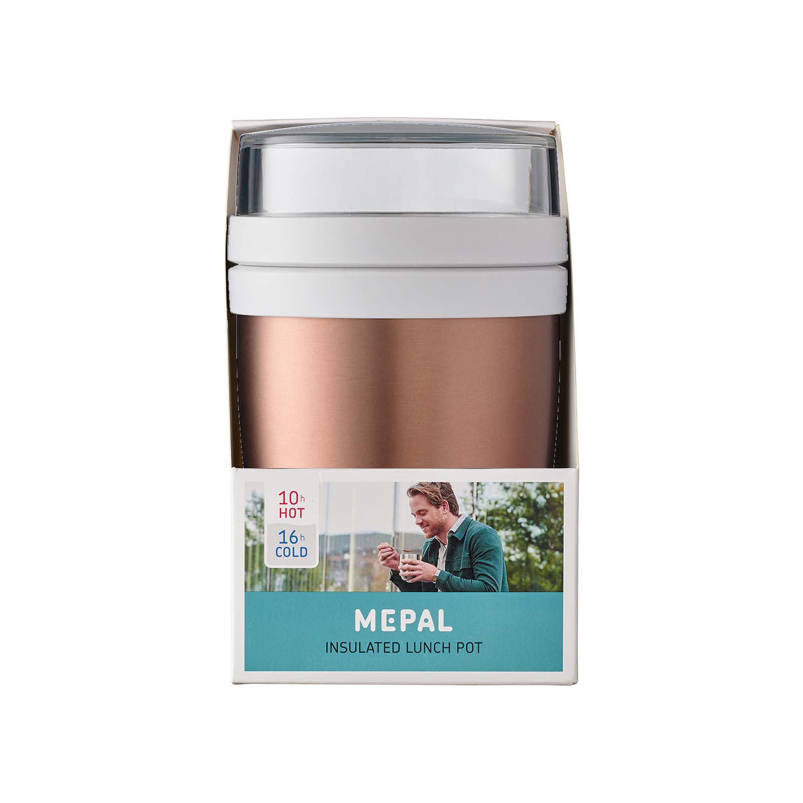 Mepal ELLIPSE Thermo-Lunchpot 500 + 200 ml Roségold - A 
