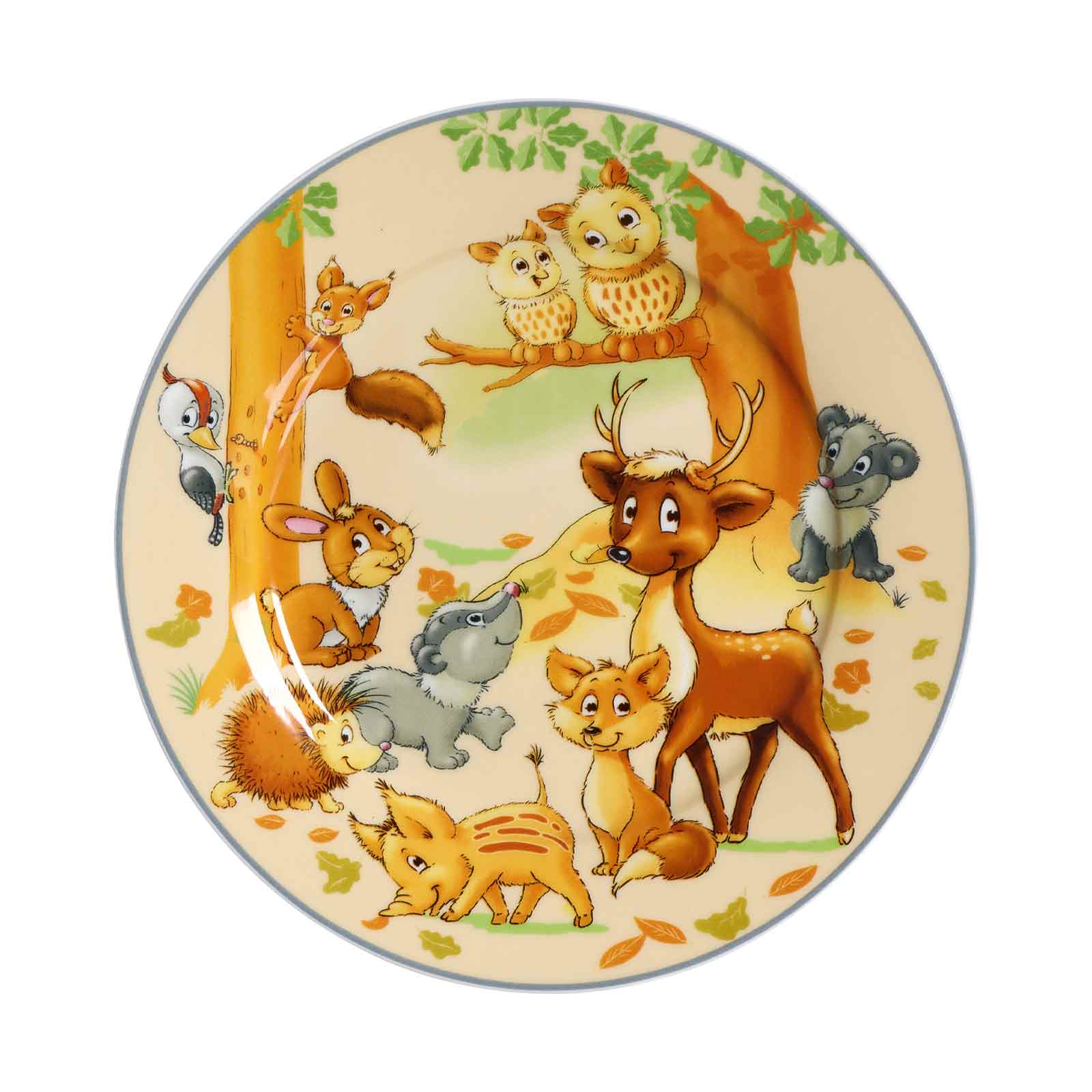 Ritzenhoff & Breker WALDTIERE Kindergeschirr Set mit Platzset