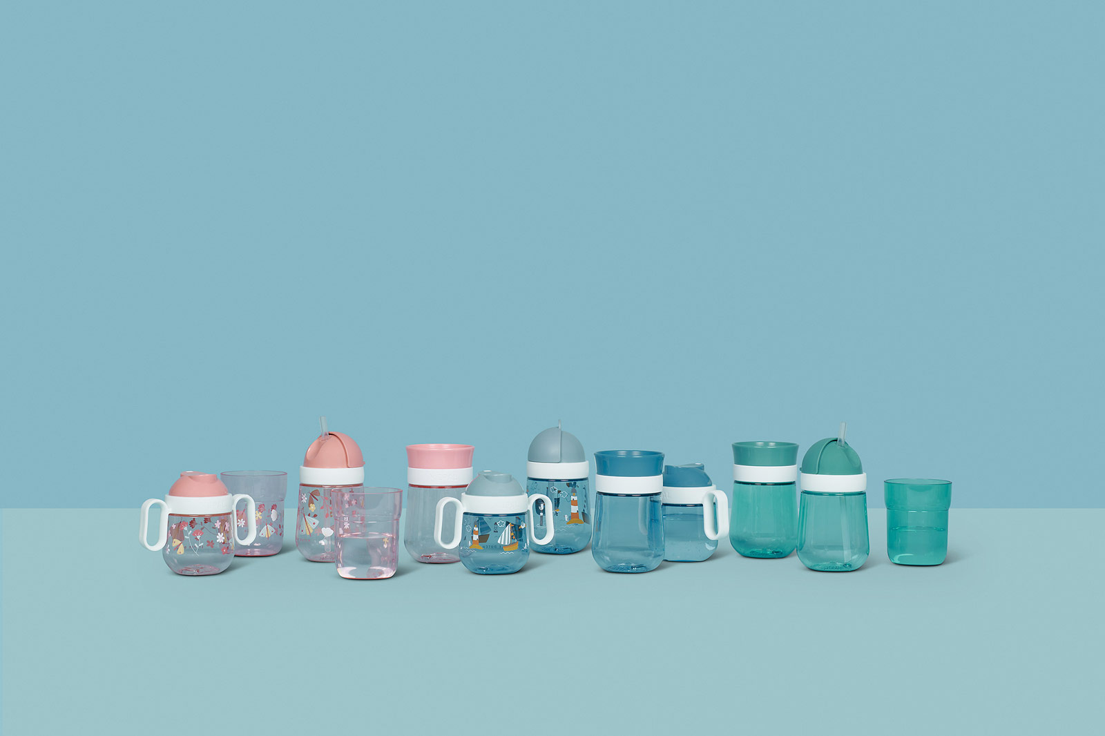 Mepal MIO Trinklernbecher Set 3-teilig Sailors Bay