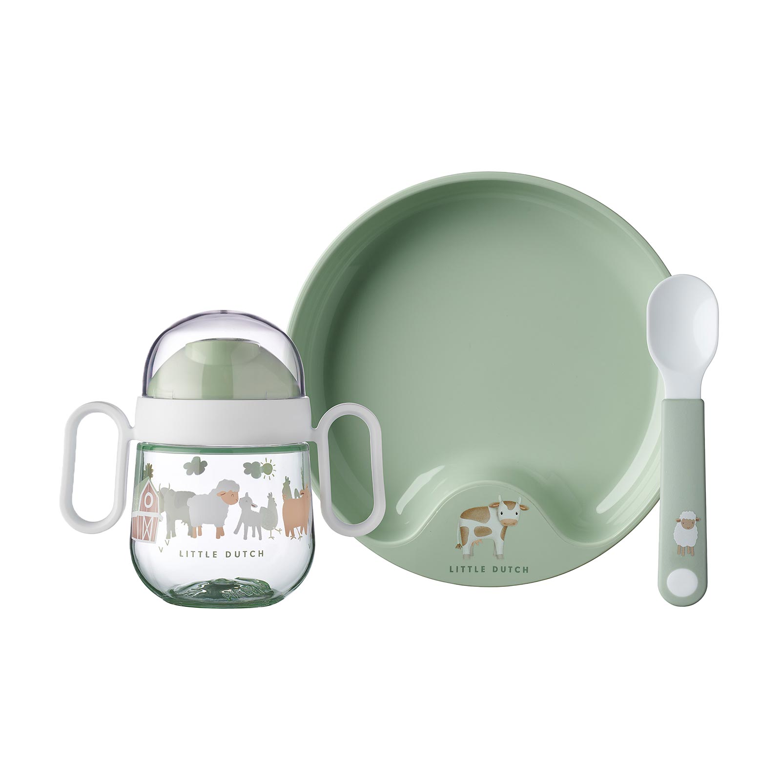 Mepal MIO Babygeschirrset Little Farm 3-teilig - A 