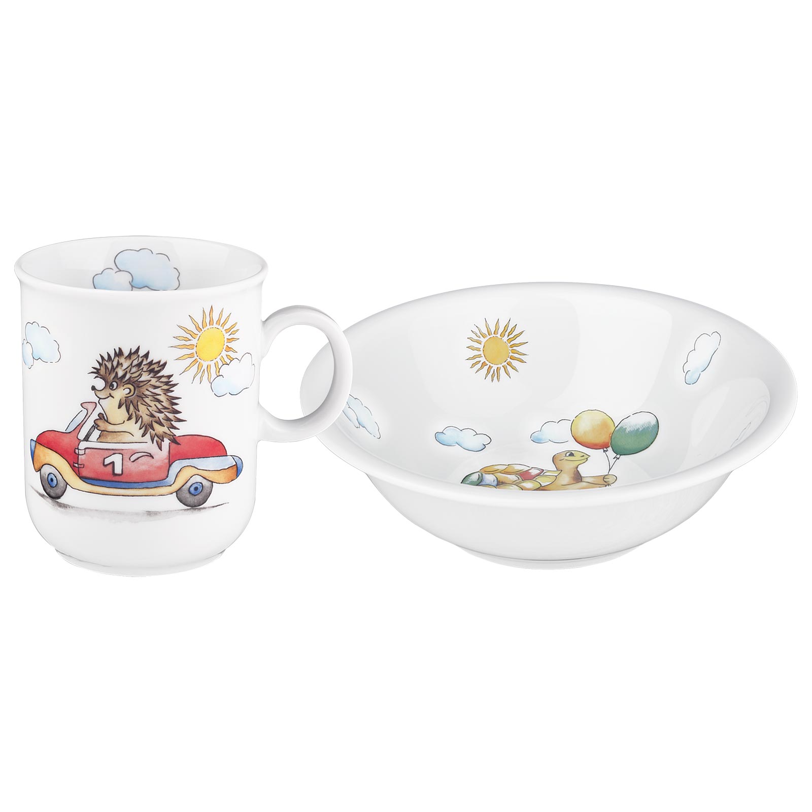 Seltmann Weiden Compact Kindergeschirr Set 3-teilig - Flinke Flitzer - DS