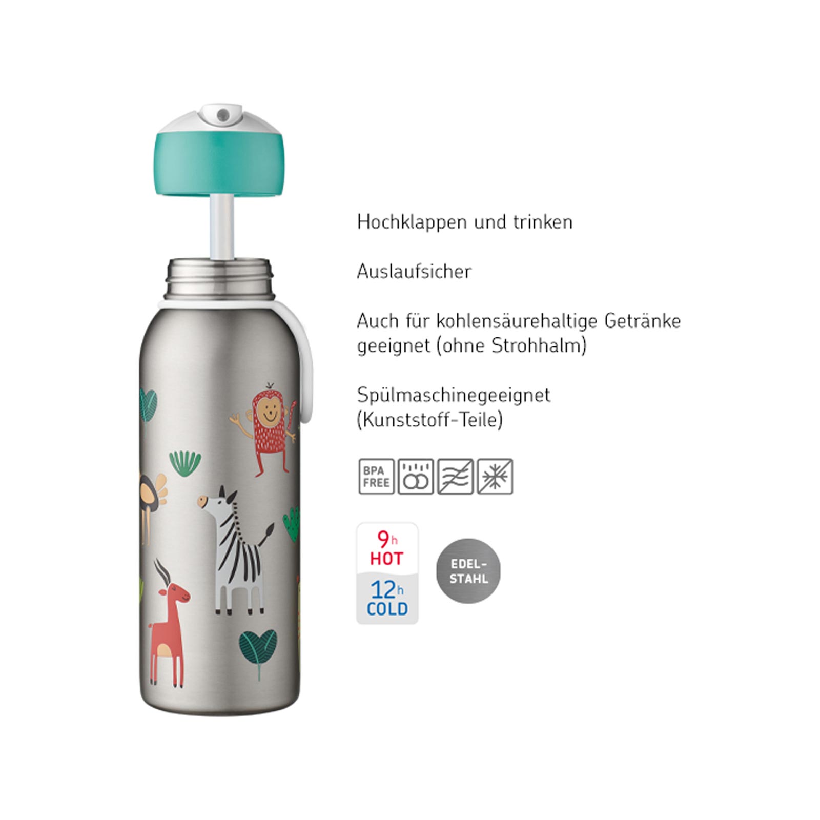 Mepal CAMPUS Thermoflasche Flip-Up 350 ml Paw Patrol Pups
