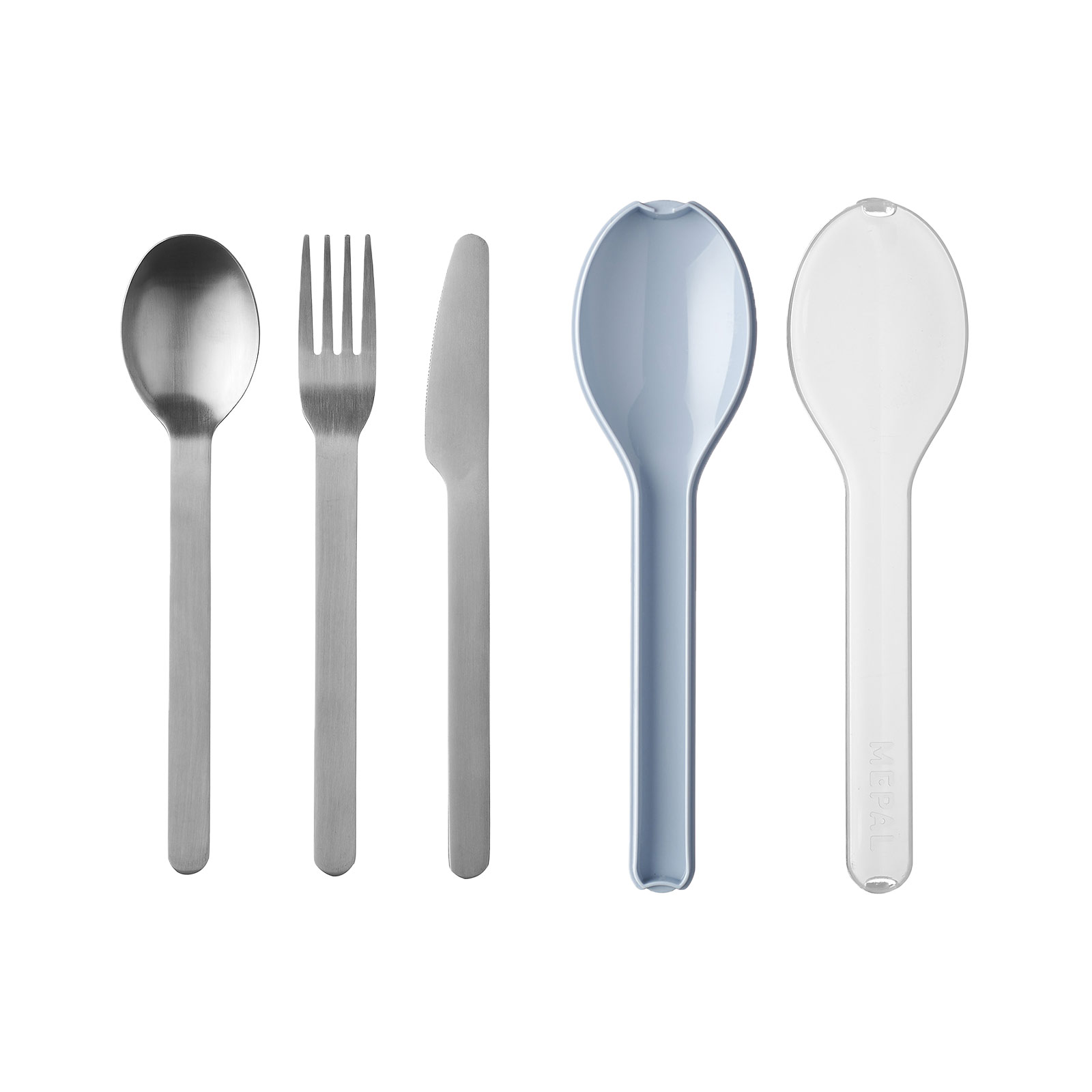 Mepal ELLIPSE Besteck-Set 3-teilig Nordic Blue New - A 