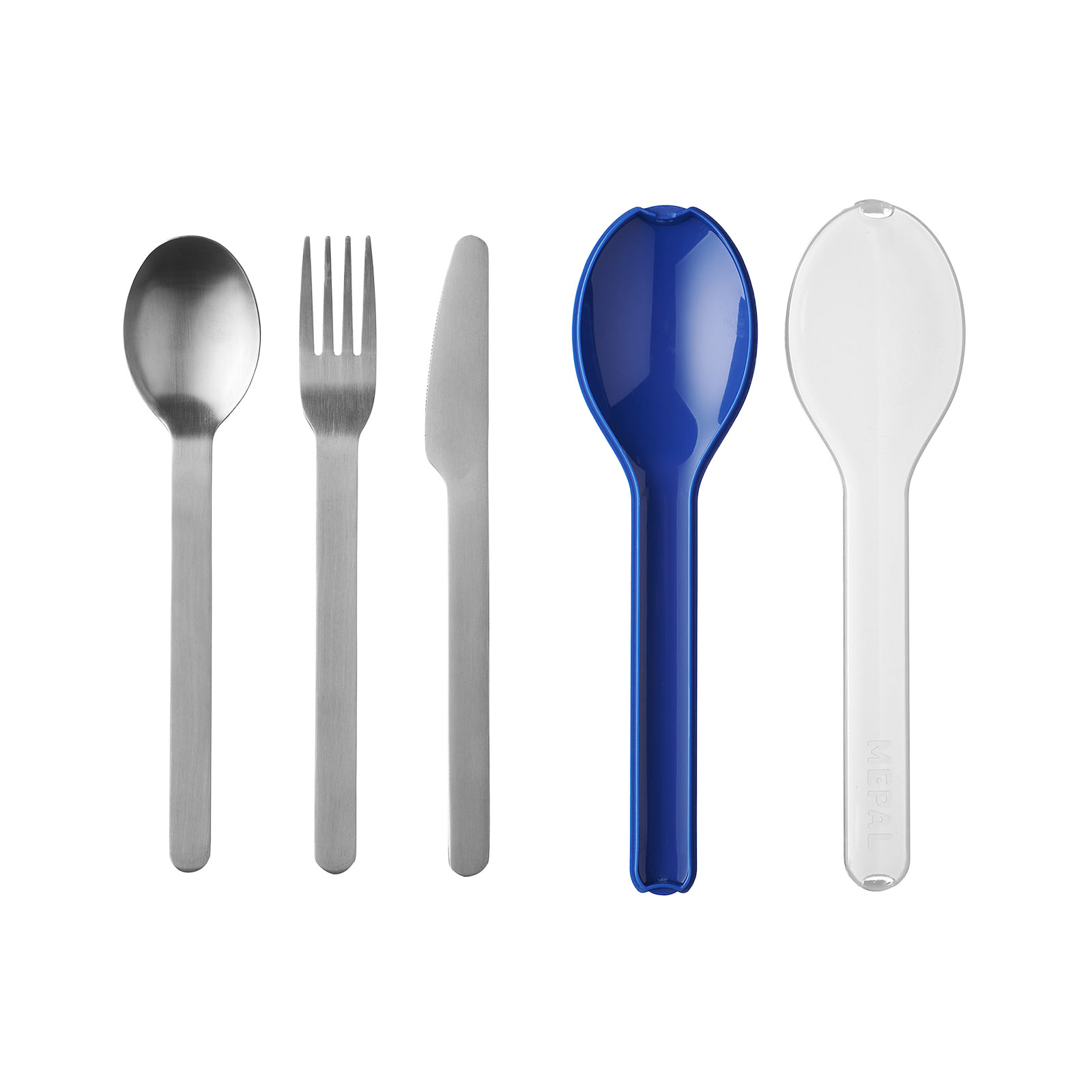 Mepal ELLIPSE Besteck-Set 3-teilig Vivid Blue - A 