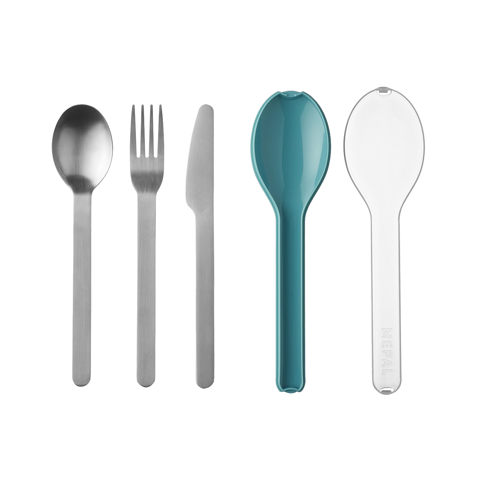 Mepal ELLIPSE Besteck-Set 3-teilig Nordic Green - A 