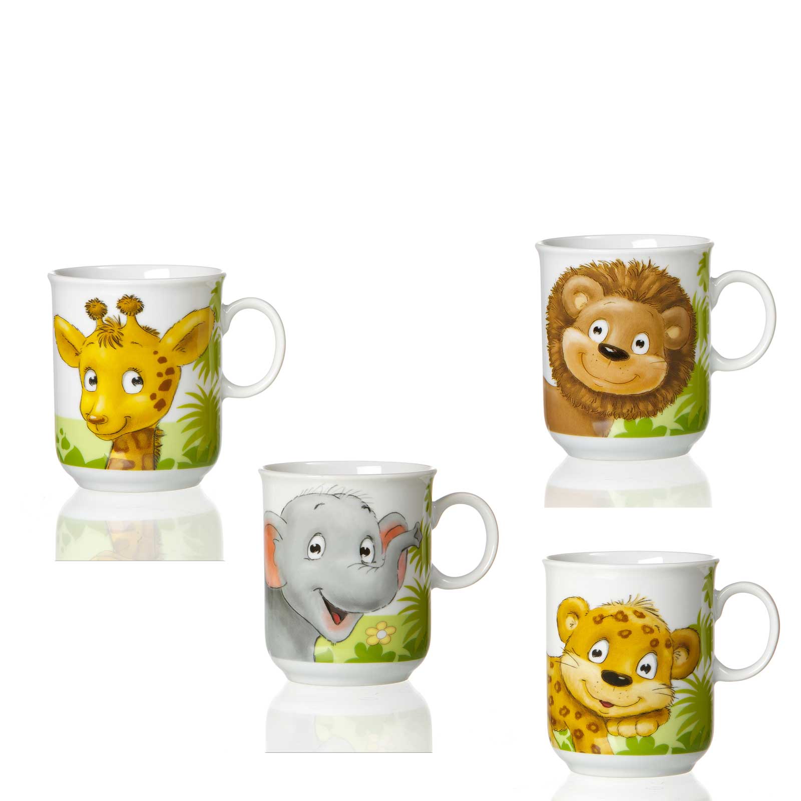 Ritzenhoff & Breker DSCHUNGELTIERE Kinderbecher Set 4-teilig - A