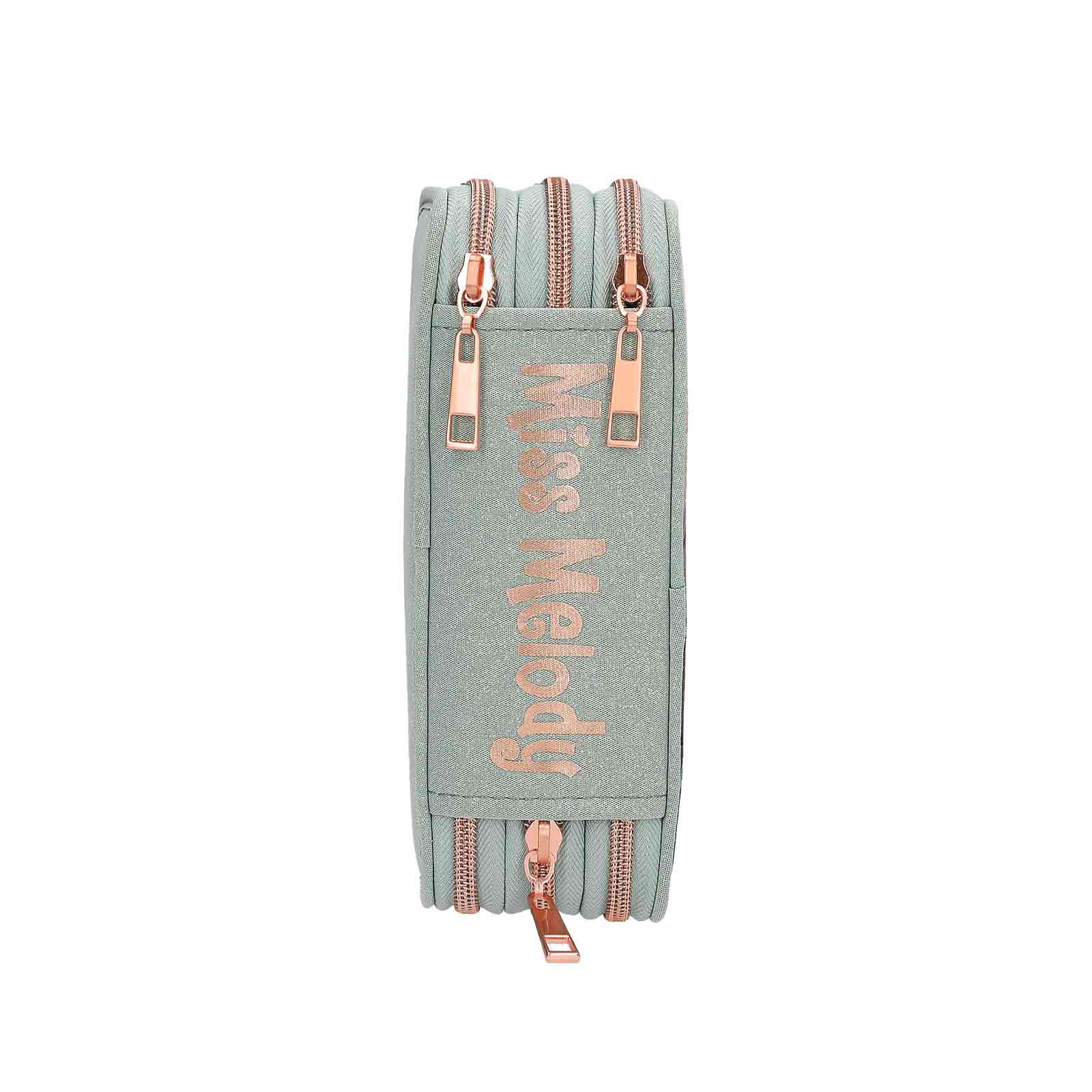 Miss Melody 3-Fach Federtasche ROMANTIC FIELDS inkl. Stifte