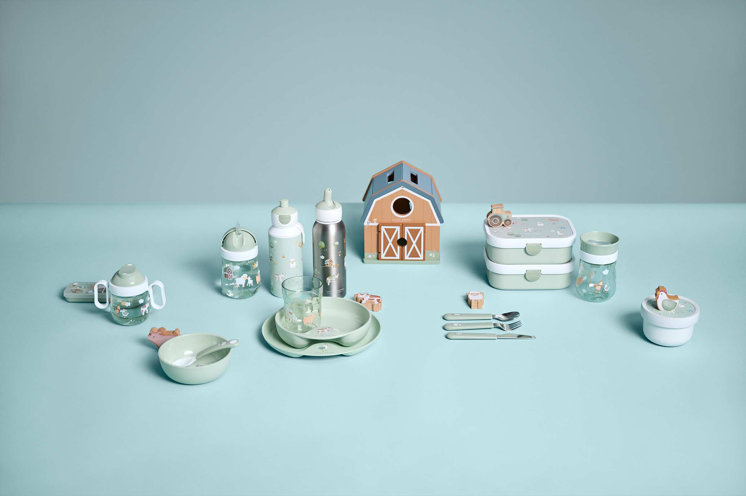 Mepal MIO Kindergeschirrset Sailors Bay 6-teilig - A 