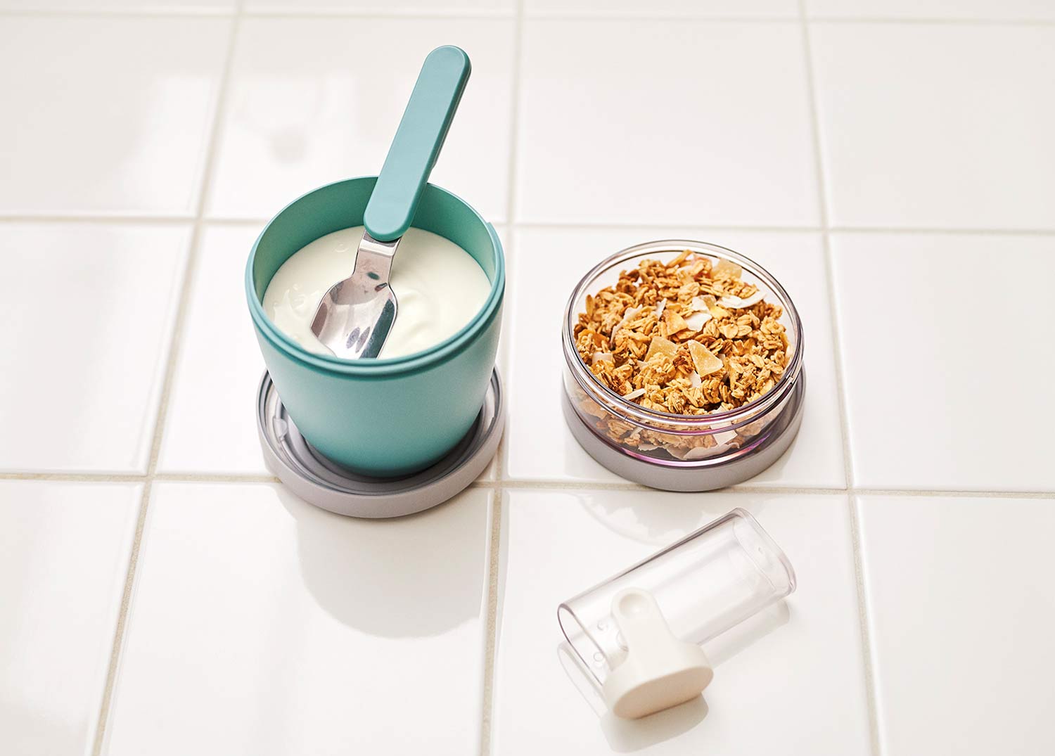 Mepal ELLIPSE Thermo-Lunchpot + Faltbarer Löffel Titanium - A 
