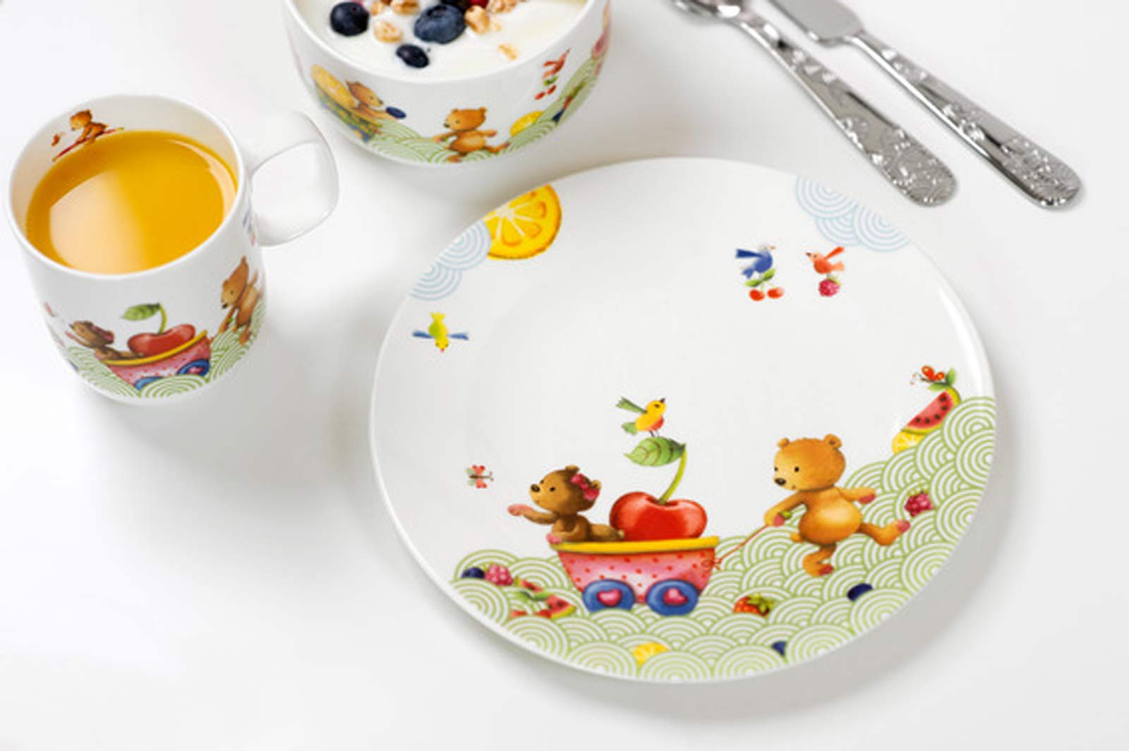Villeroy & Boch HUNGRY AS A BEAR Kindergeschirrset 7-tlg