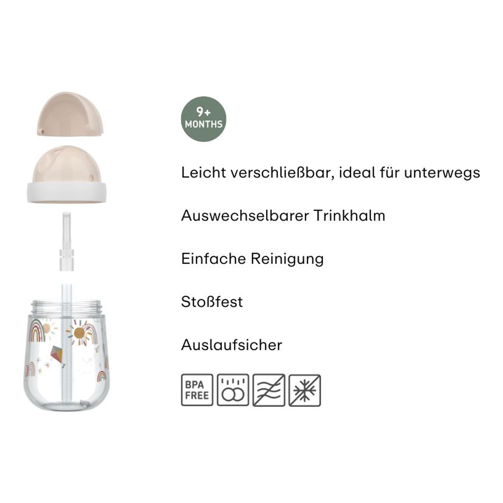 Mepal MIO Strohhalmbecher 300 ml Forest Friends (2025)