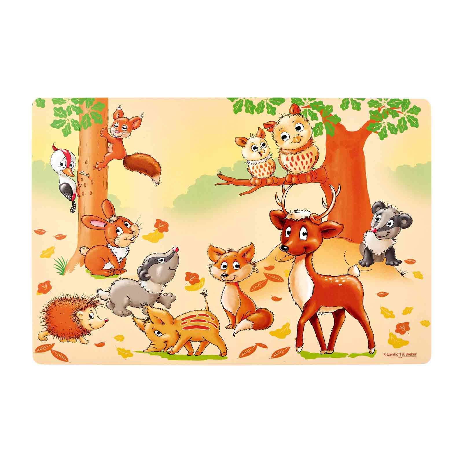 Ritzenhoff & Breker WALDTIERE Platzset 30 x 45 cm