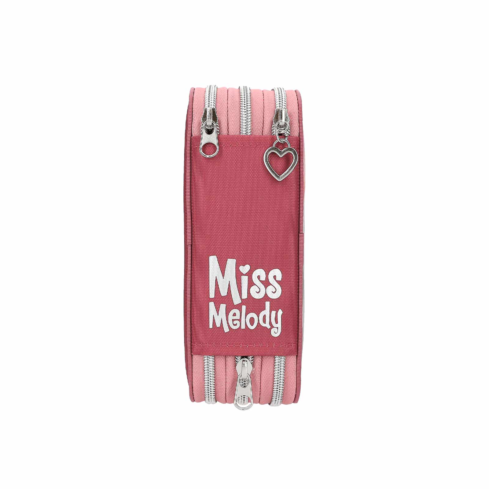 Miss Melody 3-Fach Federtasche LED Pferde inkl. Stifte