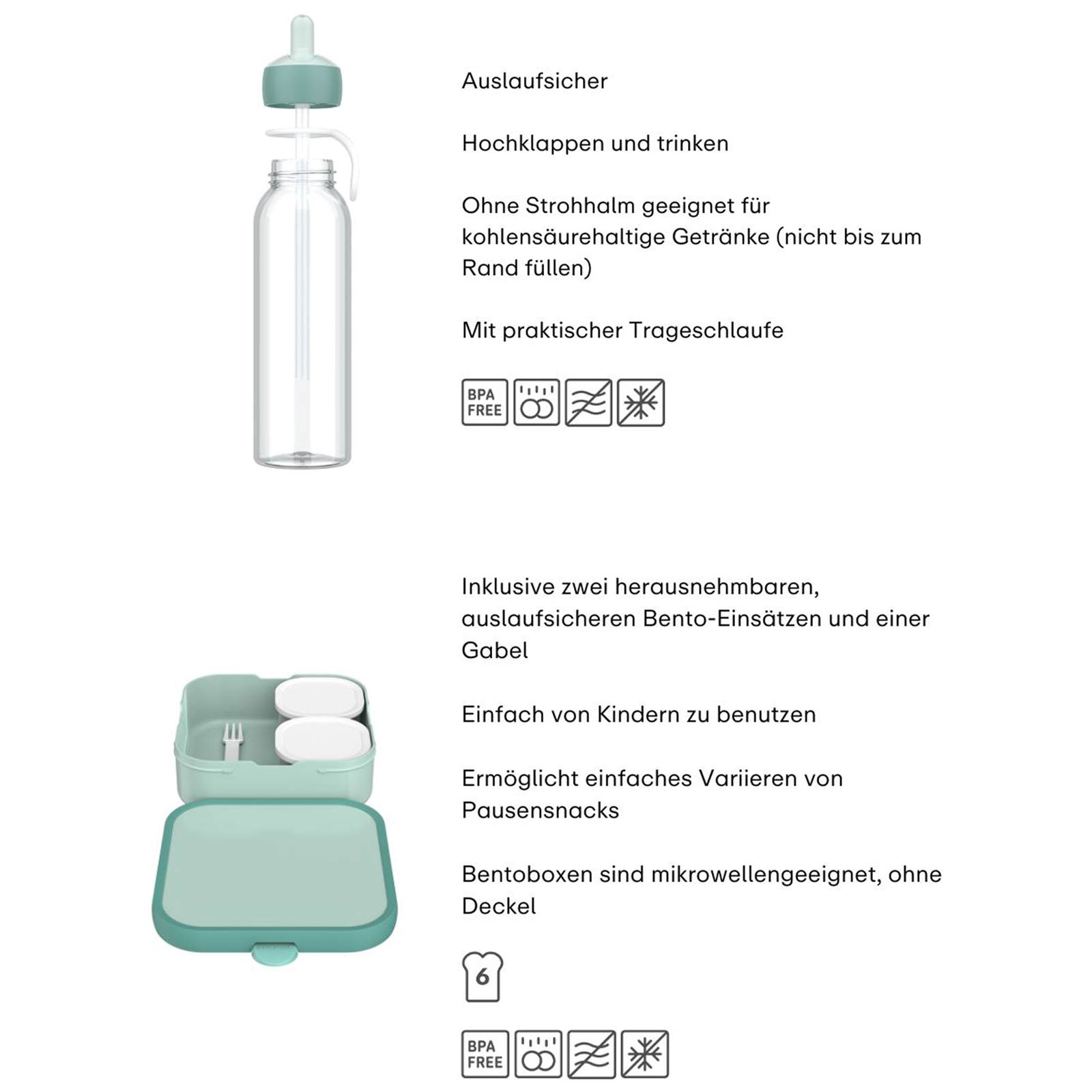 Mepal CAMPUS Lunchset XL 2-teilig Cool Blue (2025)