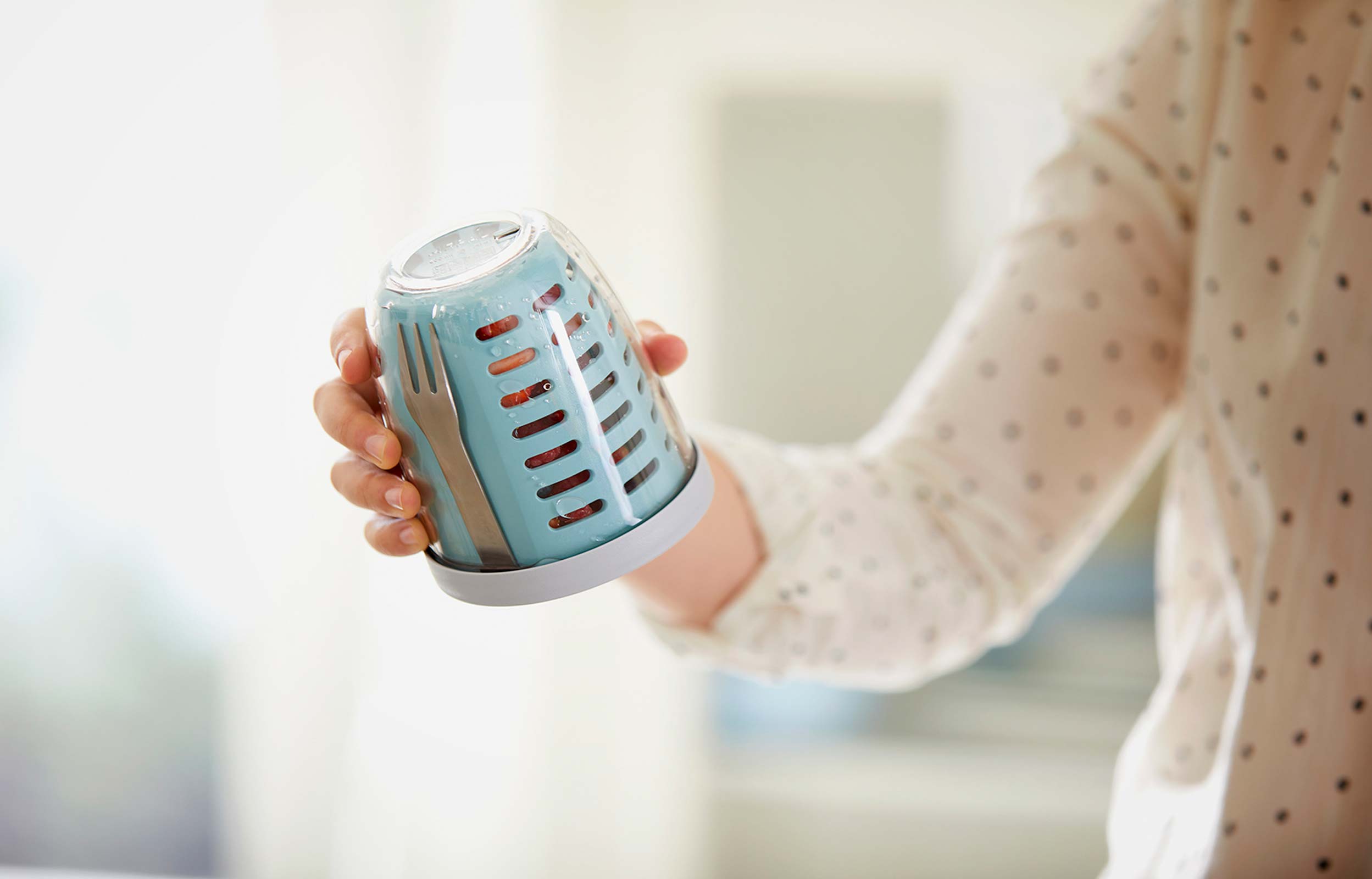 Mepal ELLIPSE Lunchpot mit Fruitpot Vivid Blue