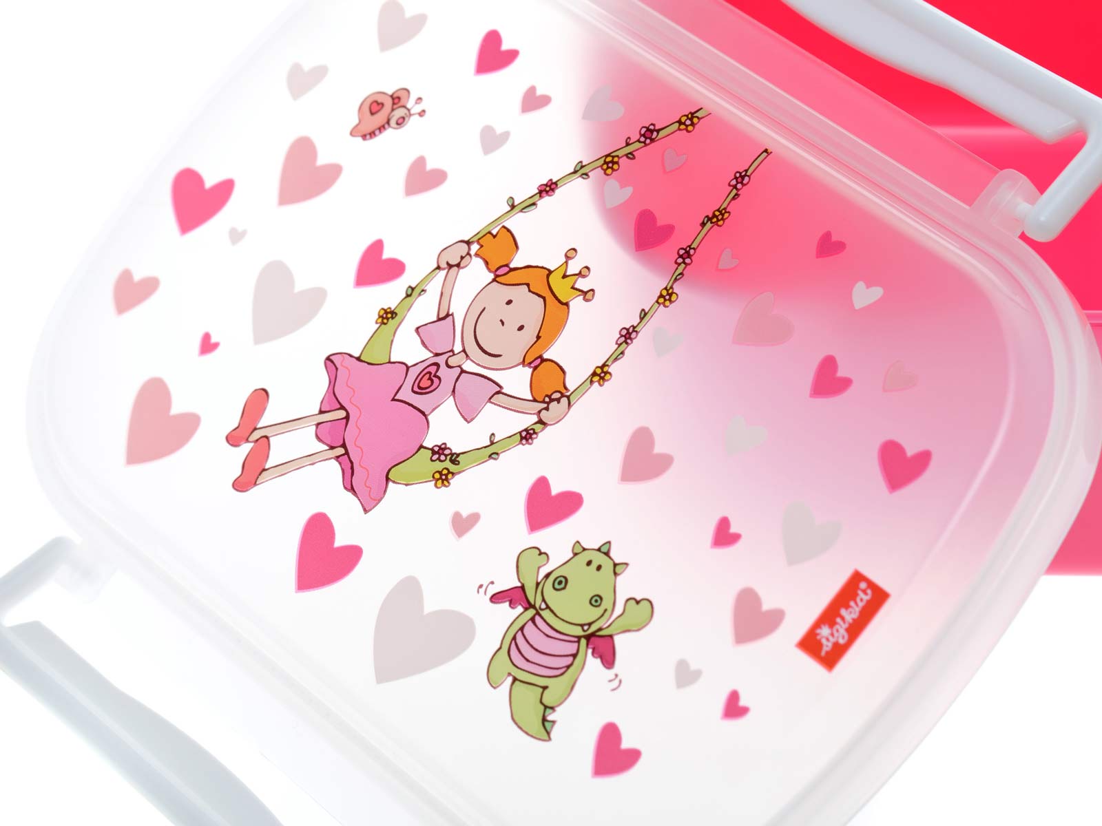 Sigikid Kinder Lunchbox Pinky Queeny Herz - A 