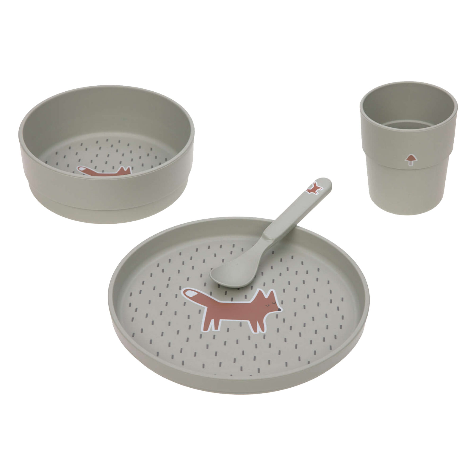 Lässig Geschirr-Set 4-tlg. Little Forest Fox - A 