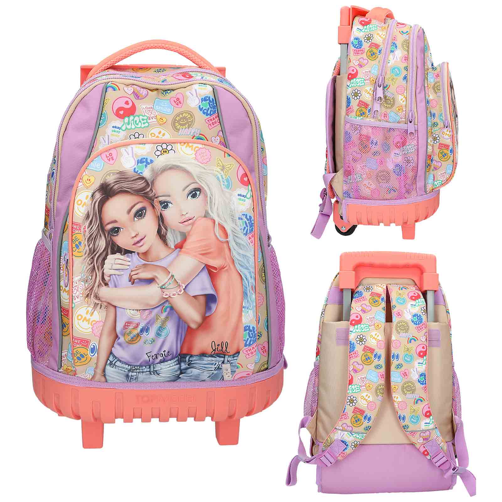 TOPModel Schulrucksack Trolley GIRL POWER
