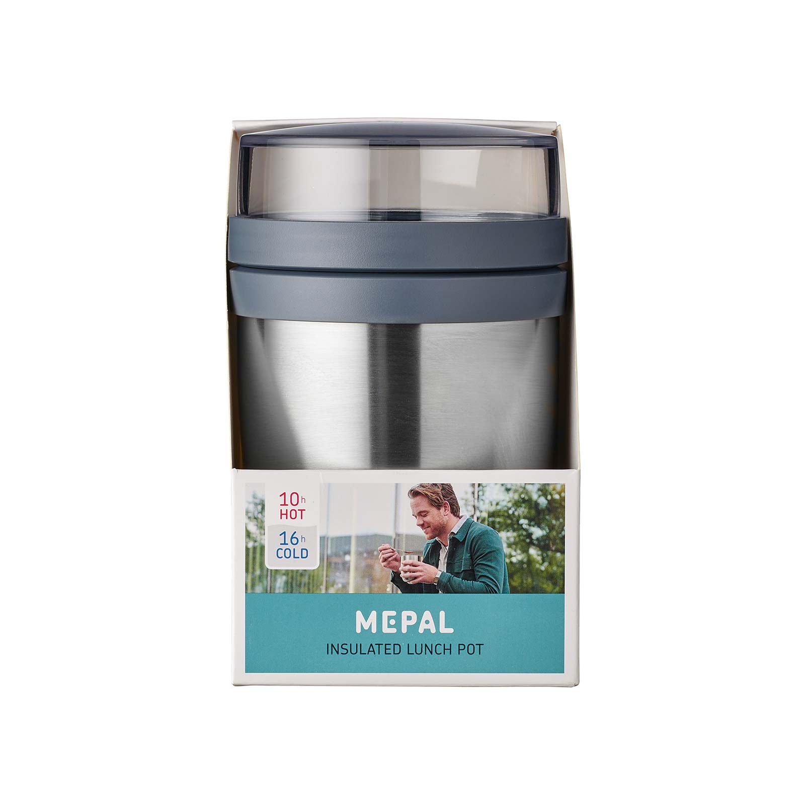 Mepal ELLIPSE Thermo-Lunchpot 500 + 200 ml Edelstahl - A 