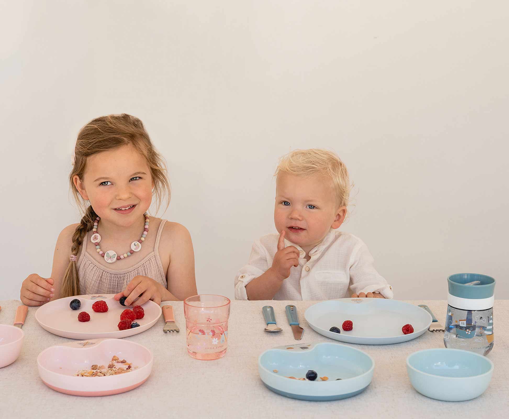 Mepal MIO Kindergeschirrset deep turquoise 6-teilig - A 