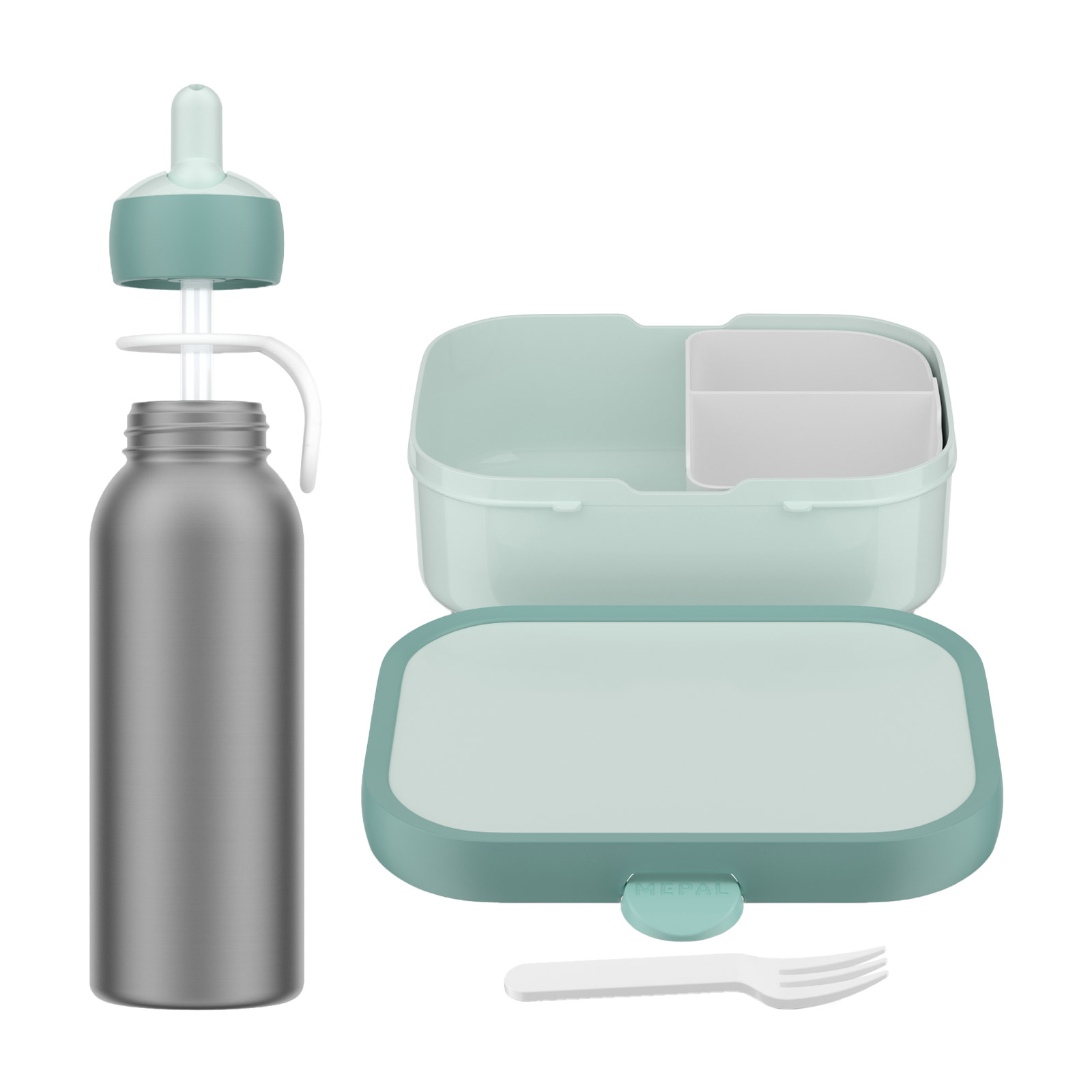 Mepal CAMPUS Lunchset mit Thermoflasche 2-teilig Cool Mint (2025)