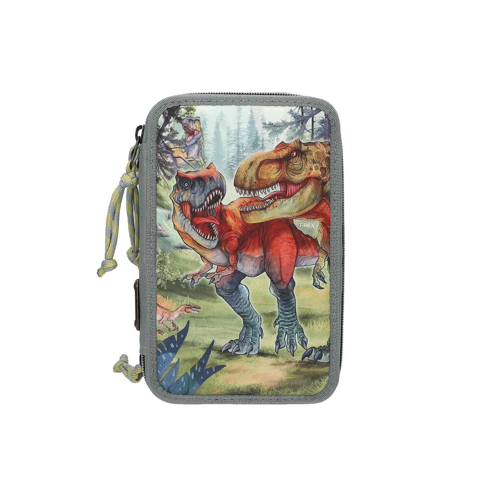 Dino World 3-Fach Federtasche BITE inkl. Stifte