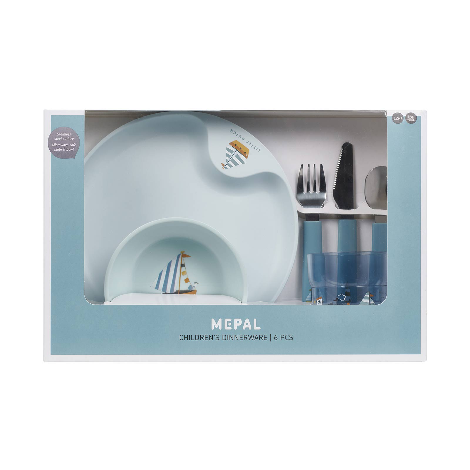 Mepal MIO Kindergeschirrset Sailors Bay 6-teilig - A 