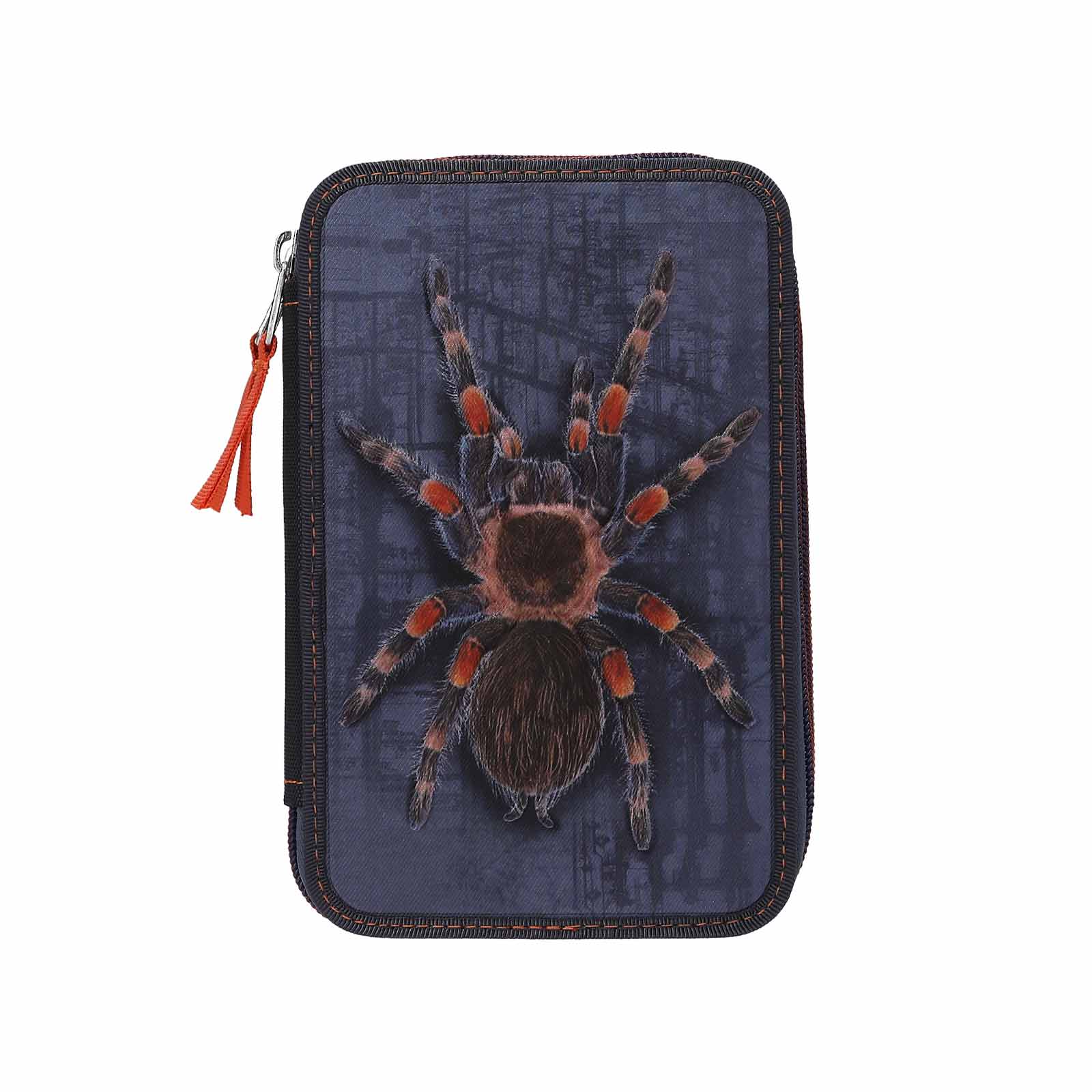 Adventure World 2-Fach Federtasche mit Spinne