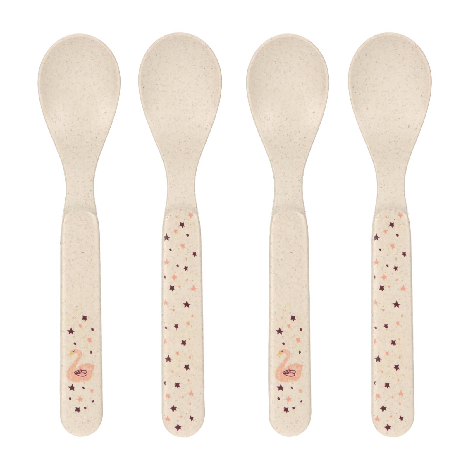 Lässig Kinderlöffel 4er Set Little Water Schwan - A 