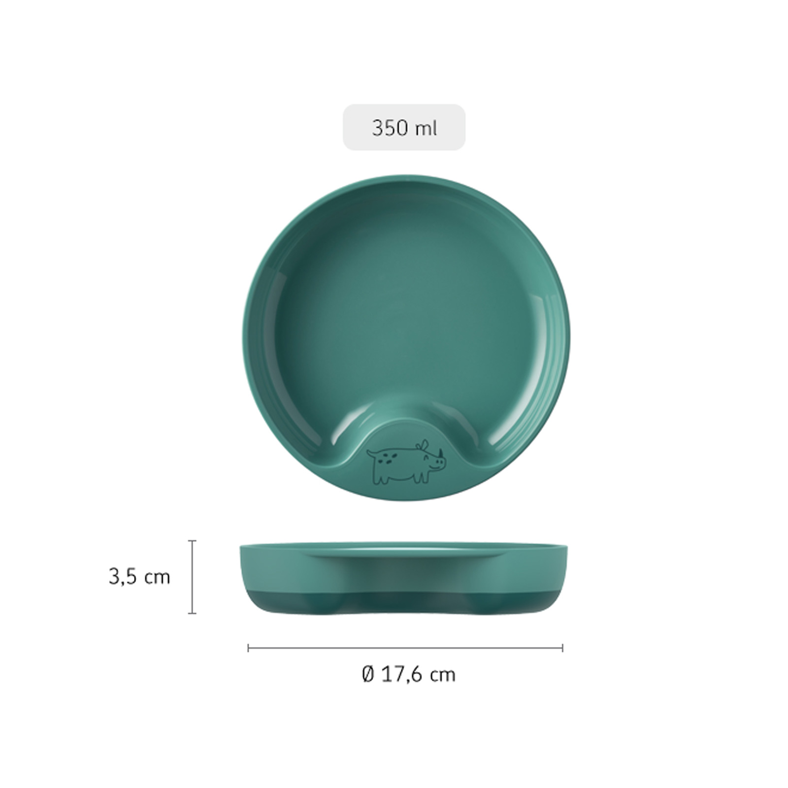 Mepal MIO Lernteller deep turquoise - A 