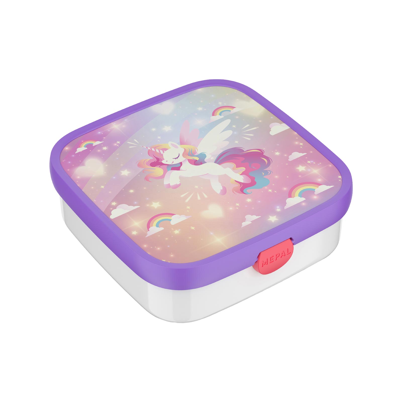 Mepal CAMPUS Brotdose groß mit Gabel Unicorn Glow (2025)