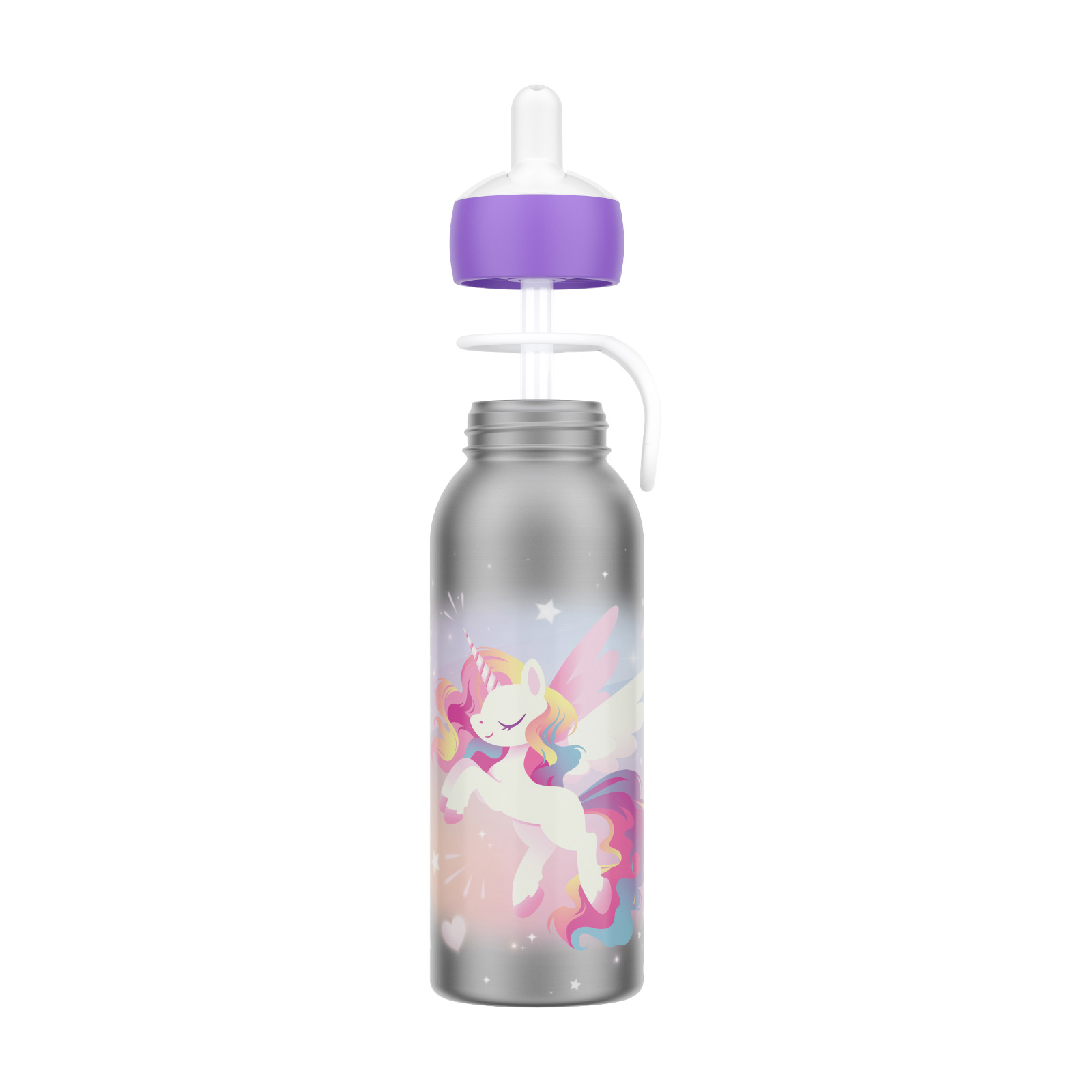 Mepal CAMPUS Thermoflasche Flip-Up 350 ml Unicorn Glow (2025)