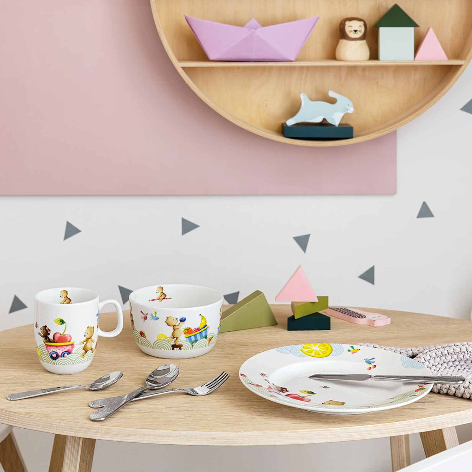 Villeroy & Boch HUNGRY AS A BEAR Kinderbesteck 4-teilig